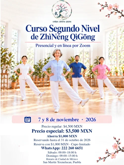 Cartel_Segundo_Nivel_2026_Web_24h_v5 Curso de Segundo Nivel de ZhìNéng QìGōng · 7 y 8 de noviembre de 2026