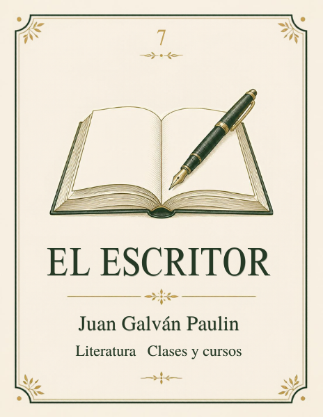 Juan Galván Paulin — Escritor · Literatura, clases y cursos